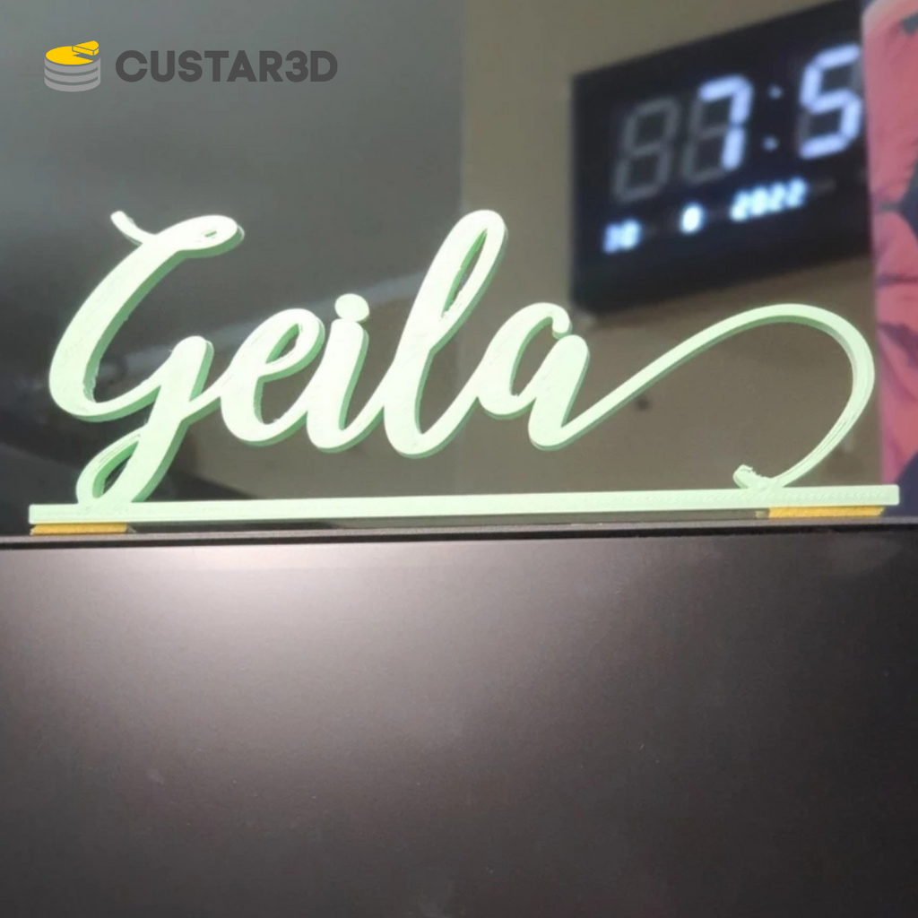 Personalized Monitor Topper
