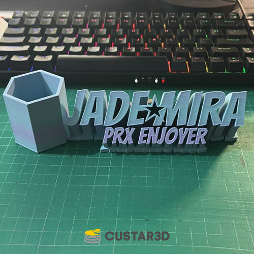 Gradient Desk Standee