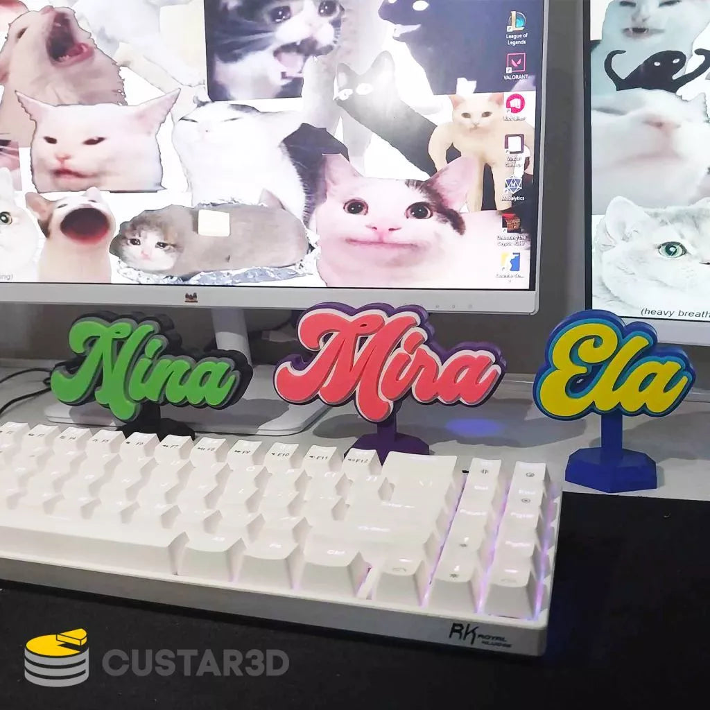 Multi-Color Desk Standee (Up to 4 Colors)